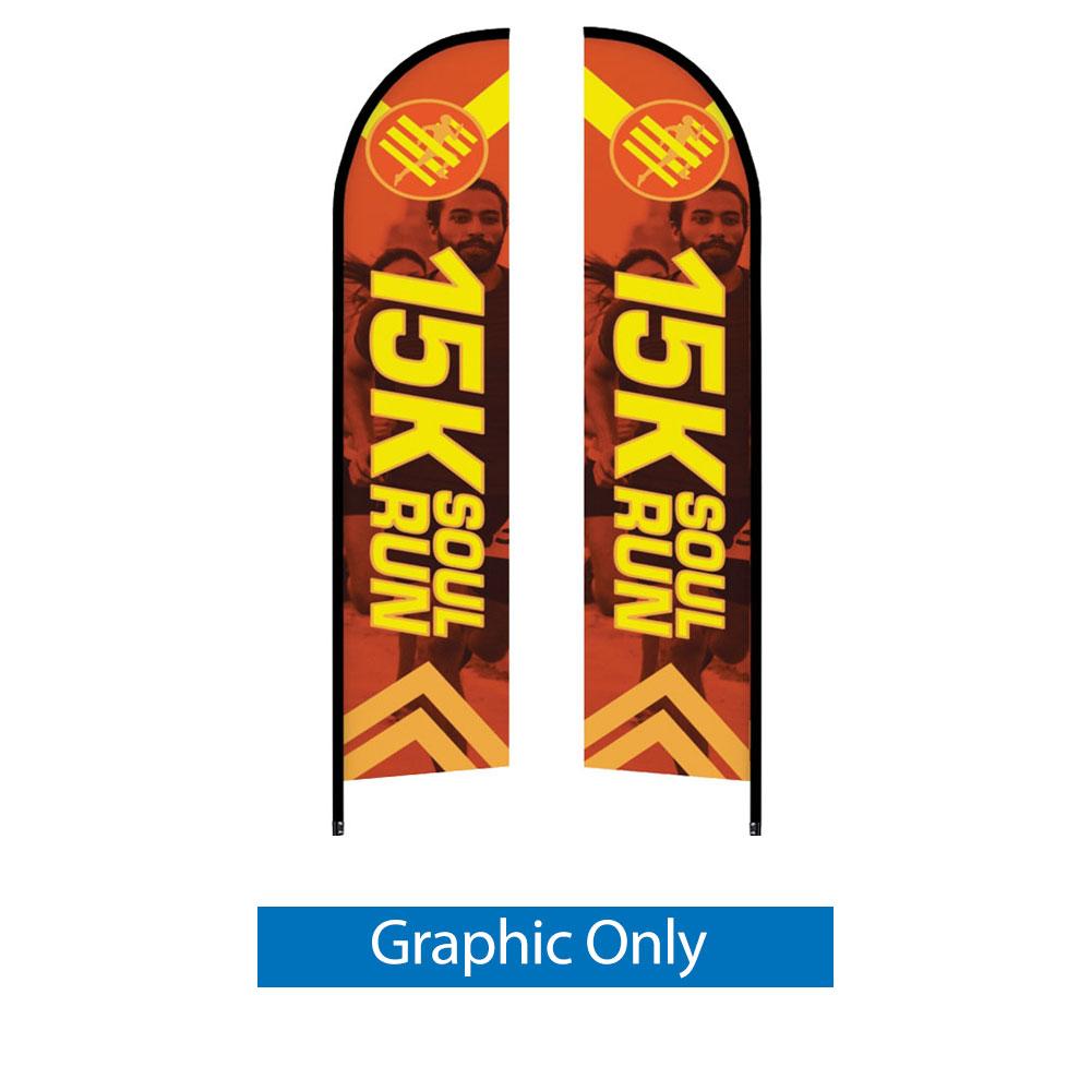 ONE CHOICE® 14 ft. Feather Flag — Graphic Only / Double Sided